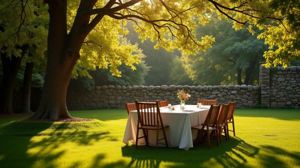 Sublimer vos repas en extérieur avec une table teck